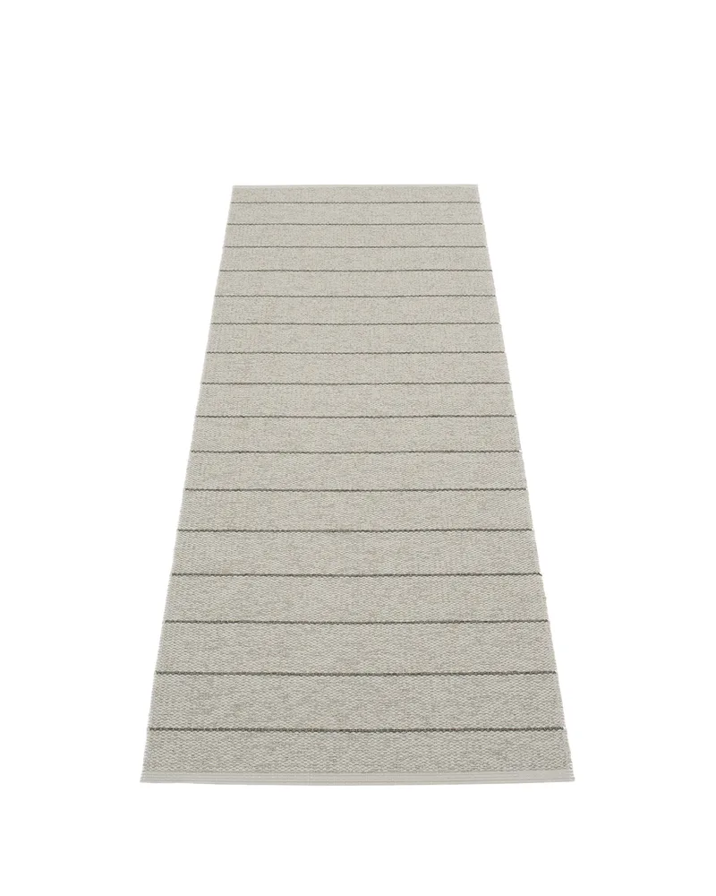 CARL Warm Grey - Runner Rug by Pappelina in Warm Grey, Runner Rug, 70 × 180 cm – product photo