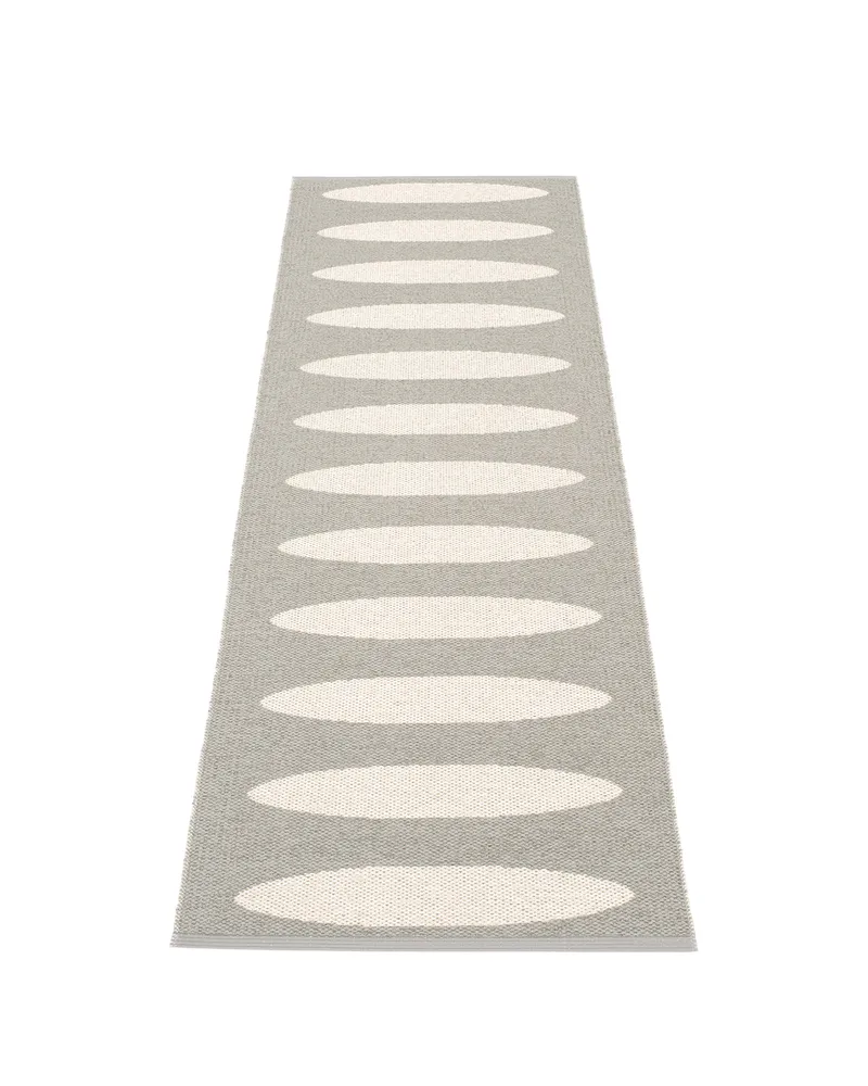ELLA Warm Grey - Runner Rug by Pappelina in Warm Grey, 70 × 150 cm – product photo