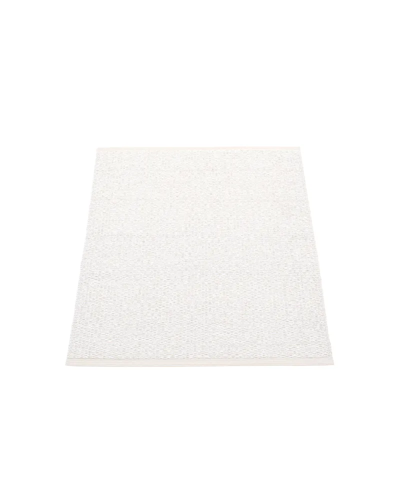 SVEA White - Small Rug by Pappelina in White, Small Rug, 70 × 50 cm – product photo