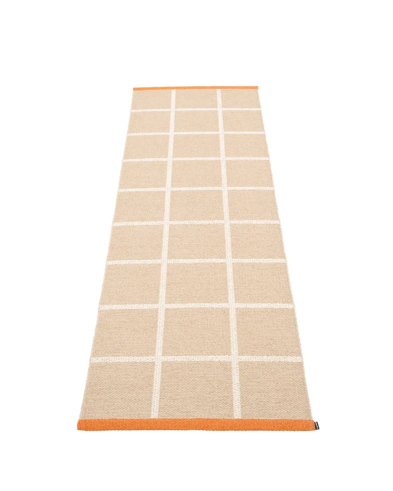 CRISS Beige - Runner Rug by Pappelina in Beige, Runner Rug, 70 × 150 cm – product photo