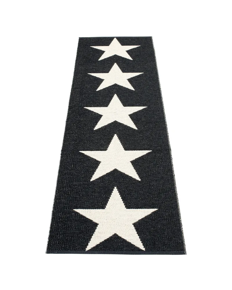 VIGGO ONE Black - Runner Rug de Pappelina en Black, Runner Rug, 70 × 150 cm – photo du produit