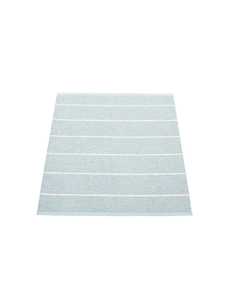 CARL Blue Fog - Small Rug by Pappelina in Blue Fog, Small Rug, 70 × 90 cm – product photo