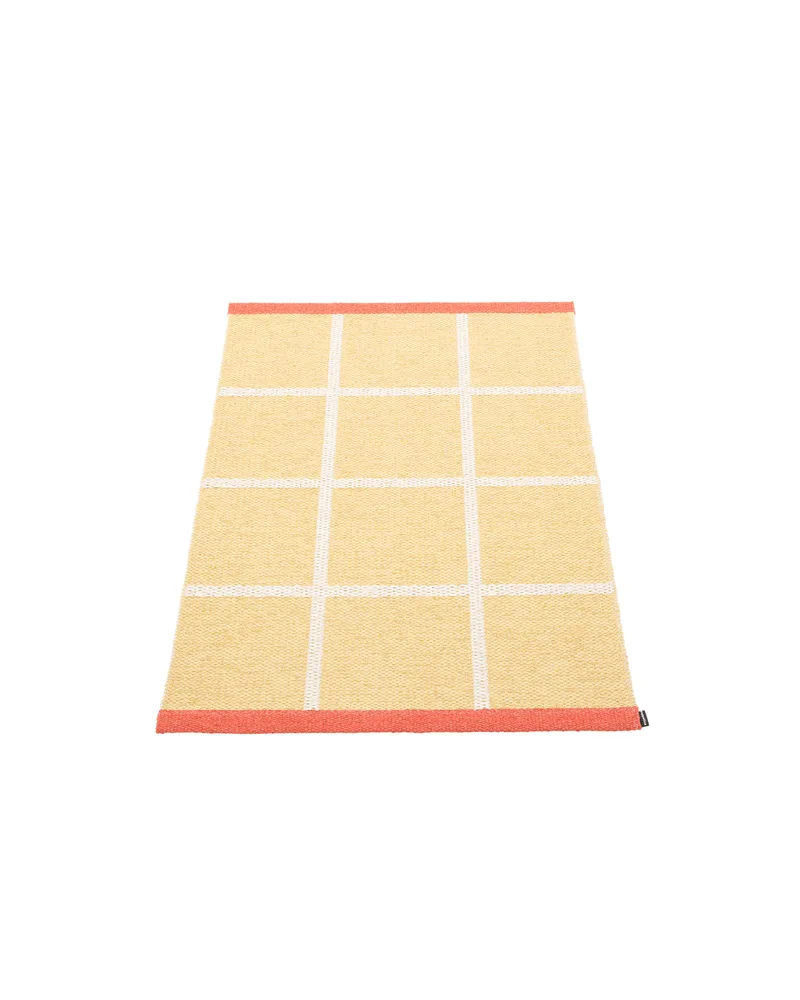 CRISS POP Pale Yellow - Runner Rug by Pappelina in Pale Yellow, 70 × 100 cm – product photo