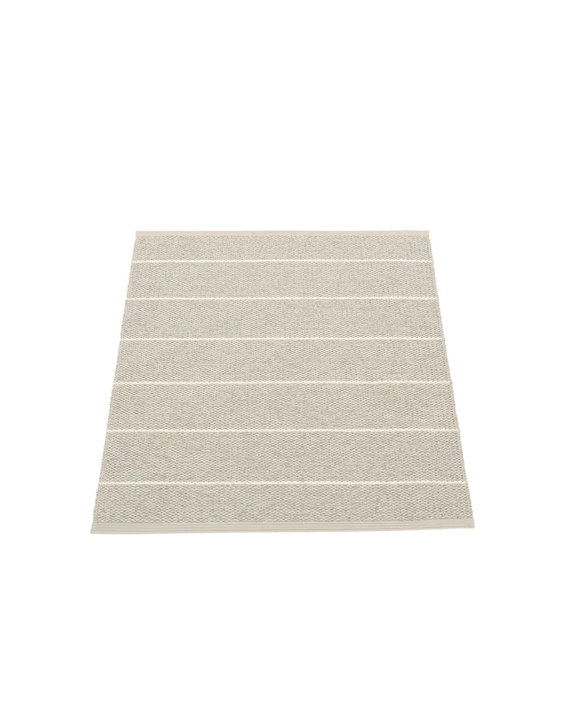CARL Linen - Small Rug by Pappelina in Linen, Small Rug, 70 × 90 cm – product photo