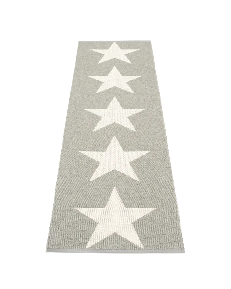VIGGO ONE Warm Grey - Runner Rug von Pappelina in Warm Grey, Runner Rug, 70 × 150 cm – Produktfoto