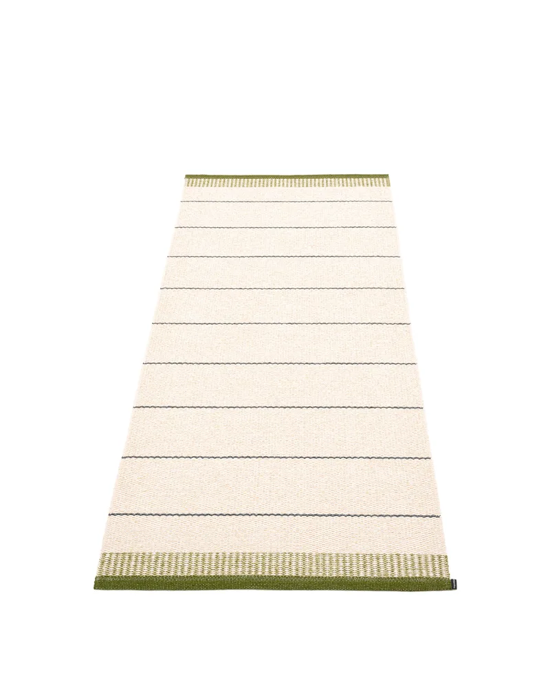 BELLE Dark Olive - Runner Rug by Pappelina in 60 × 125 cm – product photo