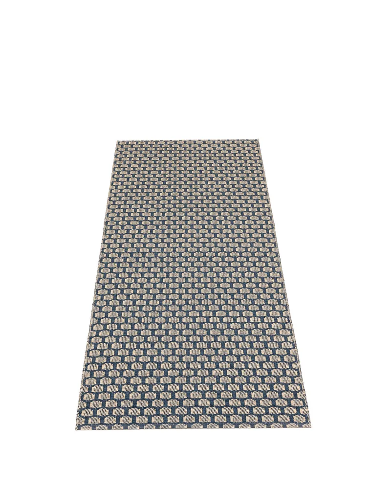 MIMI Ocean Blue - Runner Rug von Pappelina in Ocean Blue, Runner Rug, 70 × 120 cm – Produktfoto