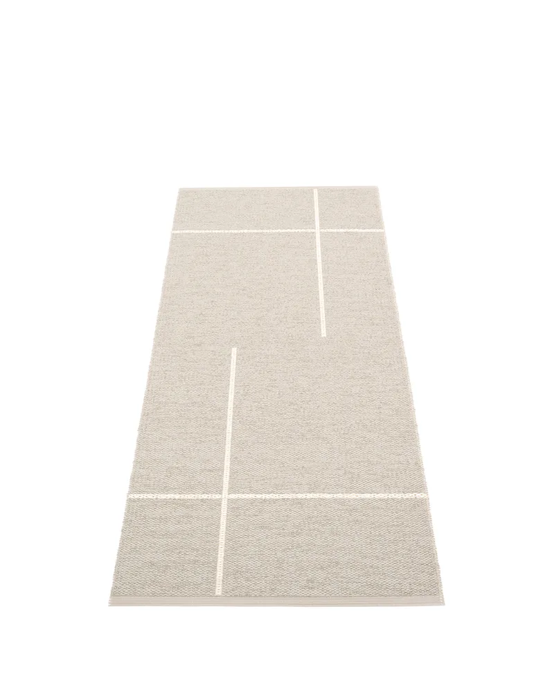 FRED Linen - Runner Rug by Pappelina in Linen, Runner Rug, 70 × 180 cm – product photo