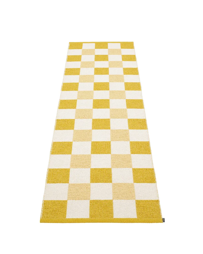 PIX Mustard - Runner Rug by Pappelina in Mustard, 70 × 160 cm – product photo