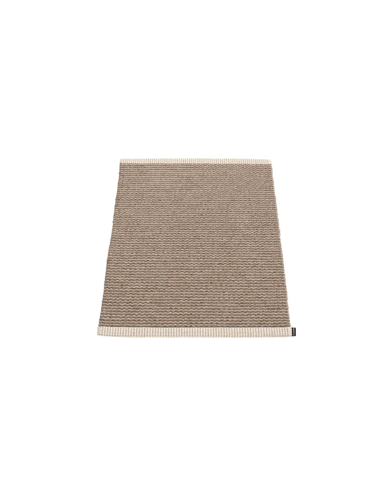 MONO Dark Mud - Small Rug by Pappelina in 60 × 85 cm – product photo
