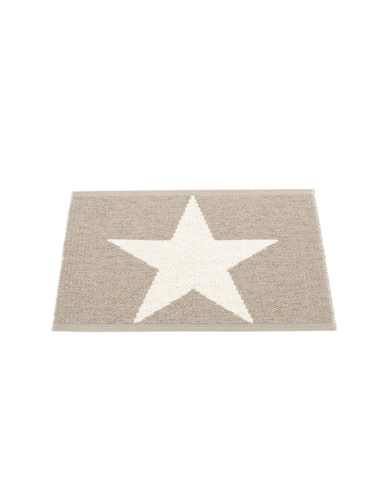 VIGGO ONE Mud - Small Rug by Pappelina in Mud, Small Rug, 70 × 50 cm – product photo