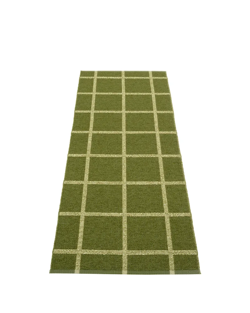 ADA Dark Olive - Runner Rug by Pappelina in 70 × 150 cm – product photo