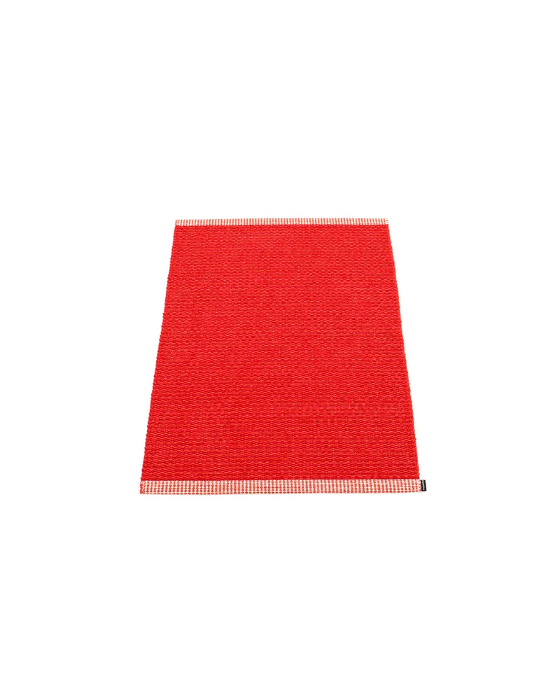 MONO Coral Red - Small Rug by Pappelina in 60 × 85 cm – product photo