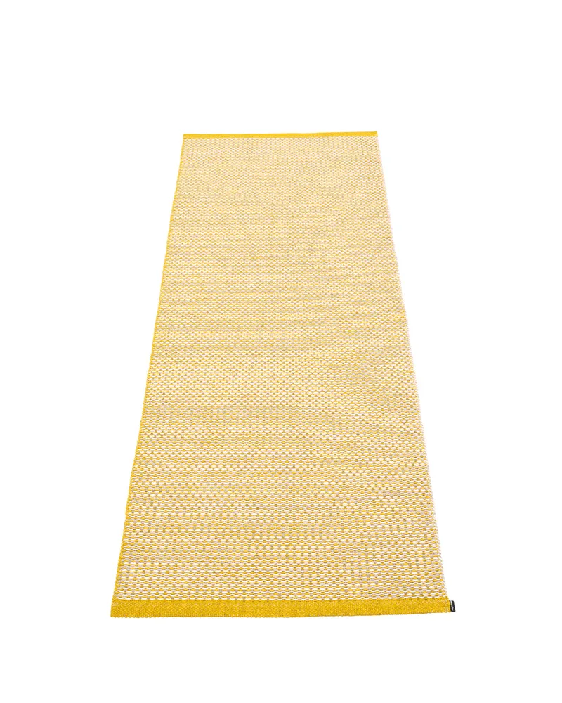 EFFI Mustard - Runner Rug by Pappelina in Mustard, Runner Rug, 60 × 125 cm – product photo