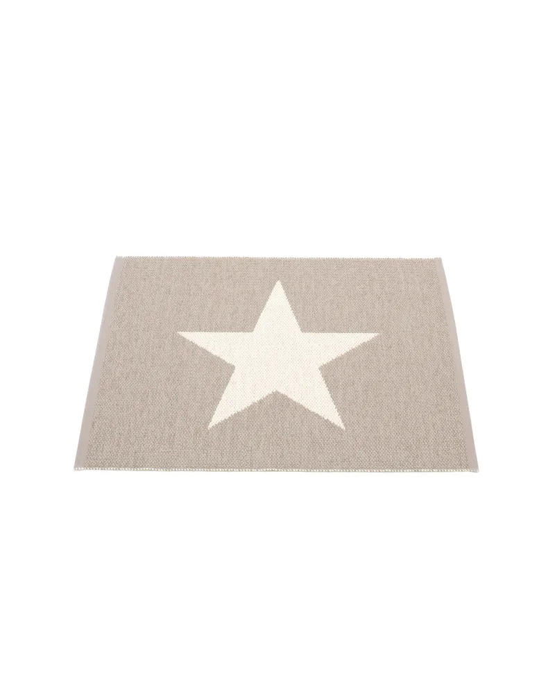 VIGGO ONE Mud - Small Rug by Pappelina in Mud, Small Rug, 70 × 90 cm – product photo