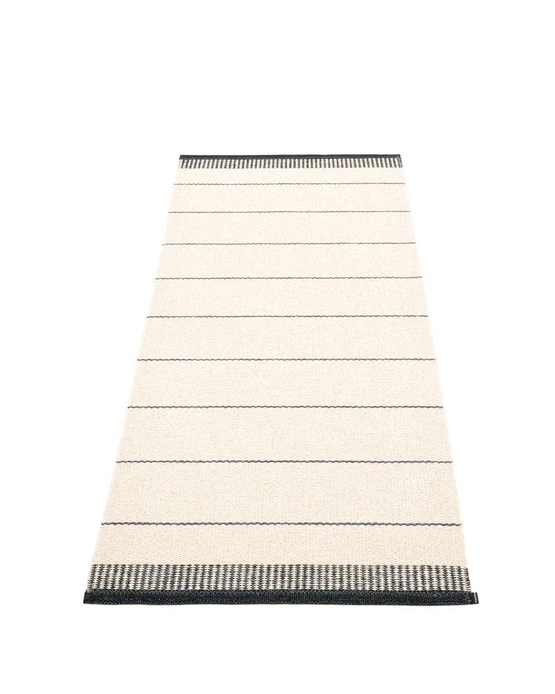 BELLE Black - Runner Rug by Pappelina in Black, Runner Rug, 60 × 125 cm – product photo
