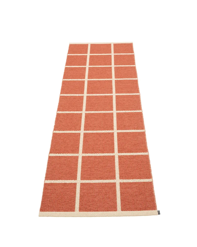 CRISS Brick - Runner Rug by Pappelina in Brick, Runner Rug, 70 × 150 cm – product photo
