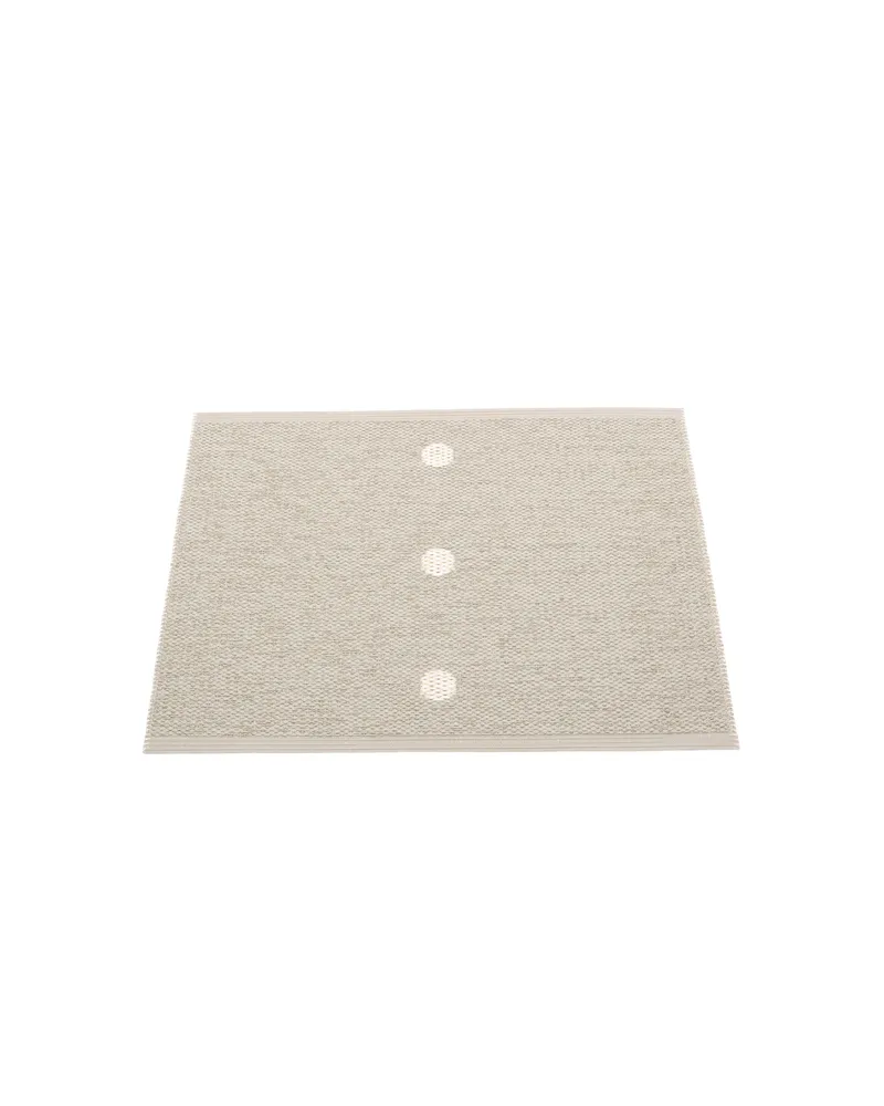 PEG Linen - Small Rug by Pappelina in Linen, Small Rug, 70 × 60 cm – product photo