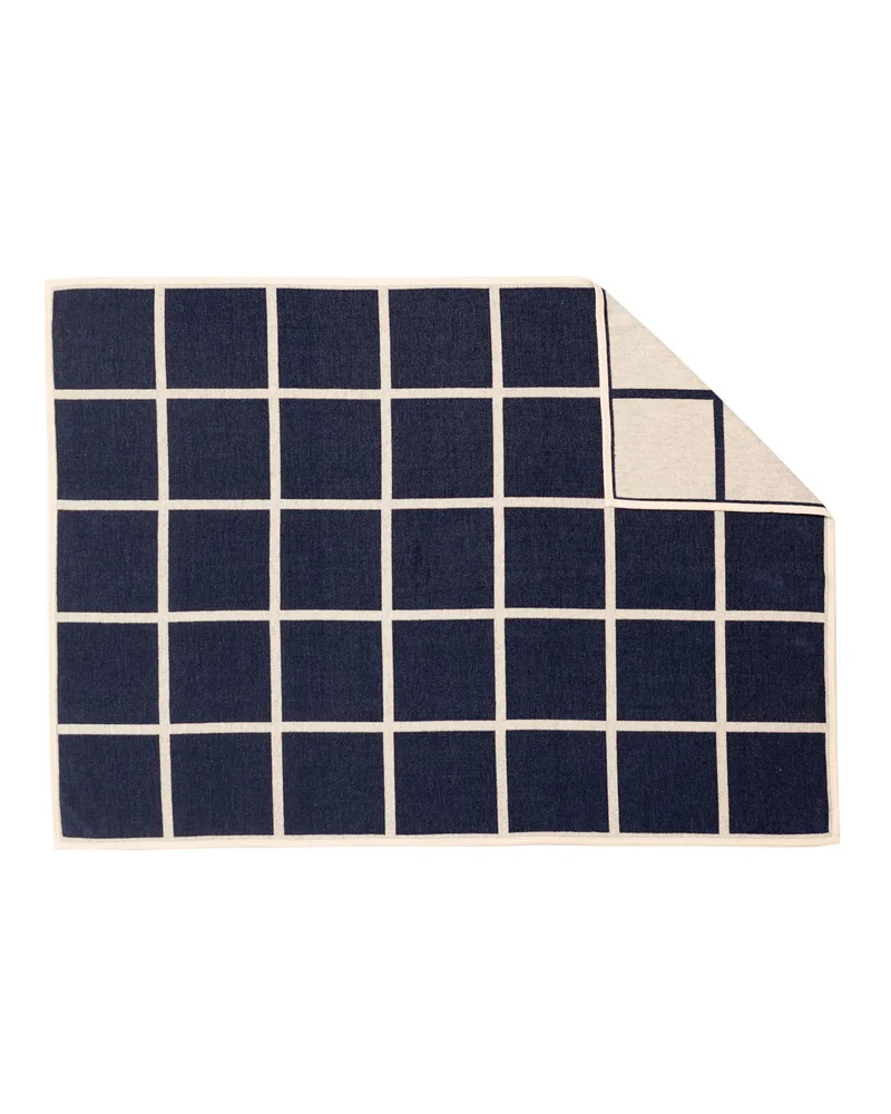 CRISS Dark Blue - Blanket by Pappelina in 140 × 200 cm – product photo