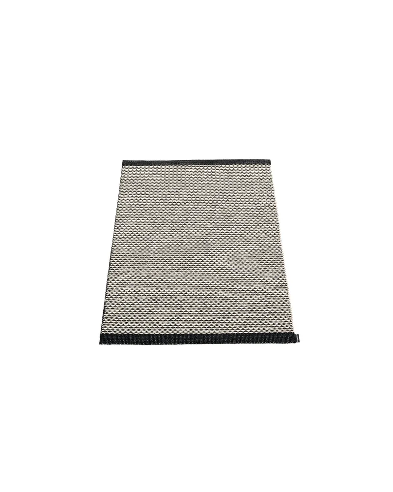 EFFI Black - Small Rug by Pappelina in Black, Small Rug, 60 × 85 cm – product photo
