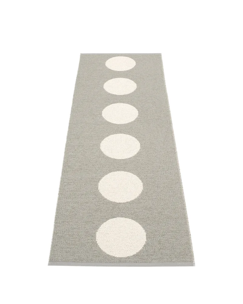 VERA Warm Grey - Runner Rug by Pappelina in Warm Grey, Runner Rug, 70 × 150 cm – product photo