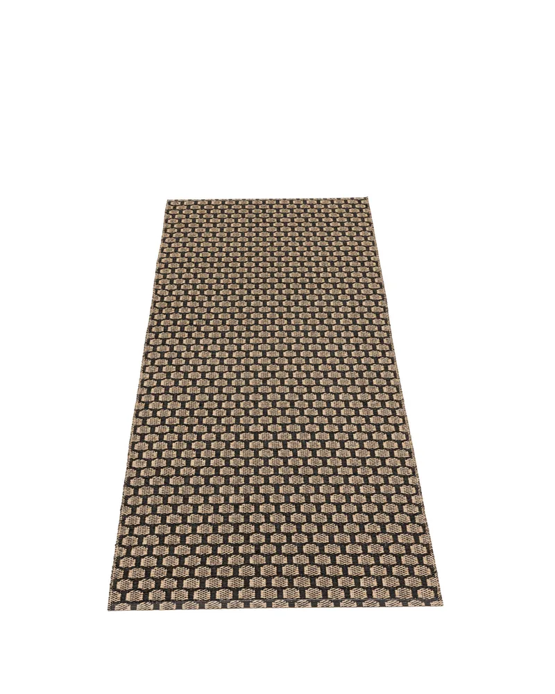 MIMI Black - Runner Rug von Pappelina in Black, Runner Rug, 70 × 120 cm – Produktfoto