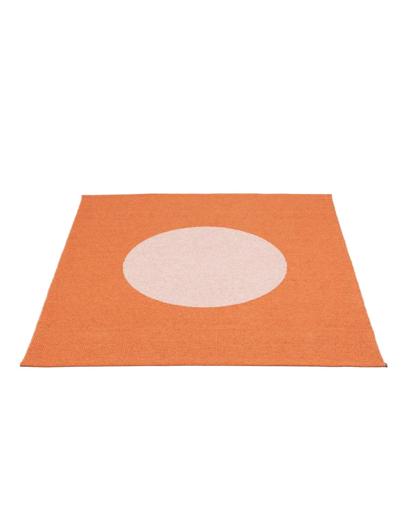 VERA POP Pale Orange - Area Rug by Pappelina in Pale Orange, Area Rug, 180 × 200 cm – product photo