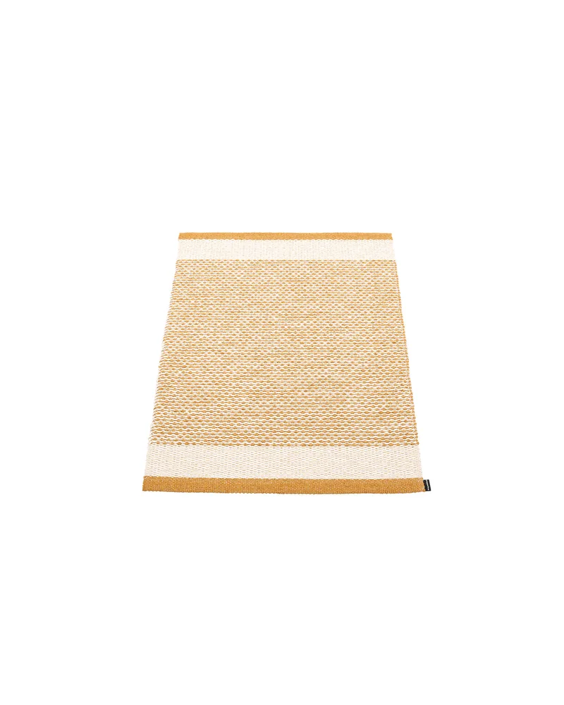 EDIT Ochre - Small Rug by Pappelina in Ochre, Small Rug, 60 × 85 cm – product photo