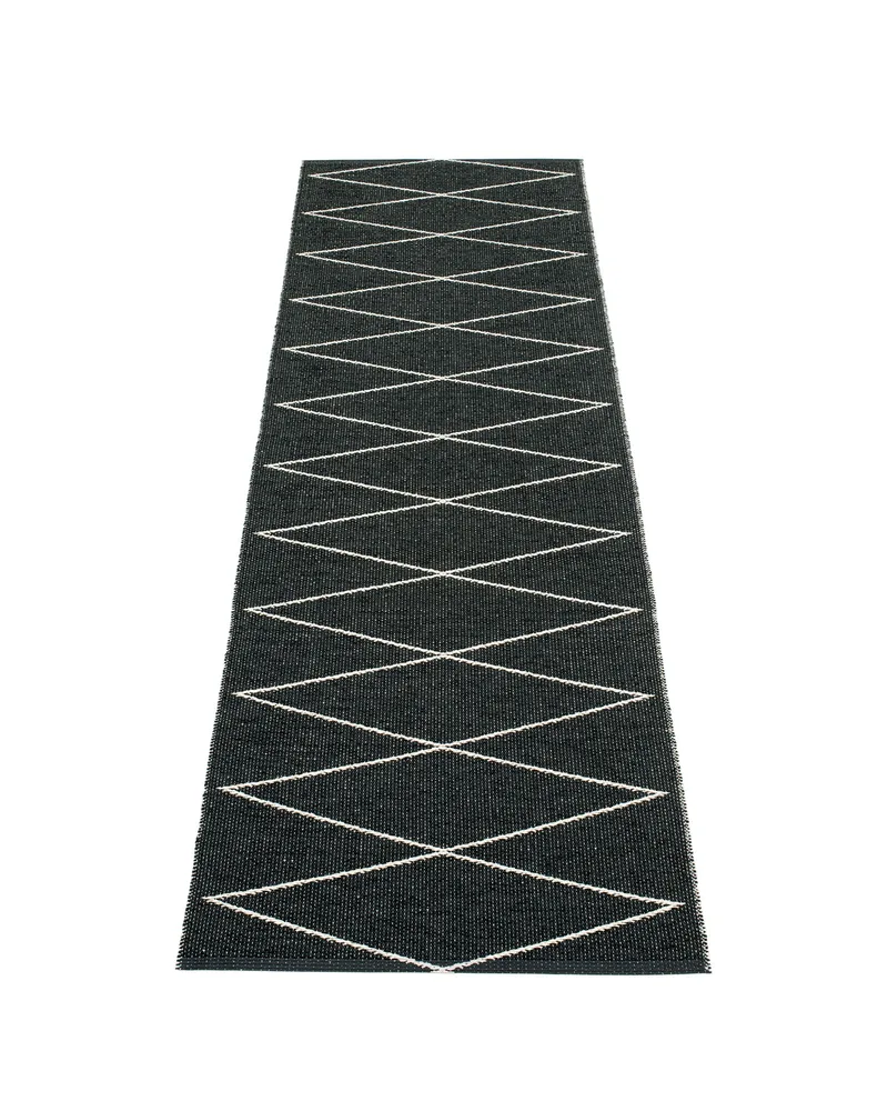 MAX Black - Runner Rug van Pappelina in Black, Runner Rug, 70 × 100 cm – productfoto
