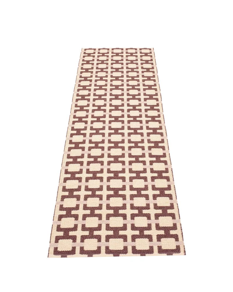 TOM Burgundy - Runner Rug by Pappelina in Burgundy, 70 × 120 cm – product photo