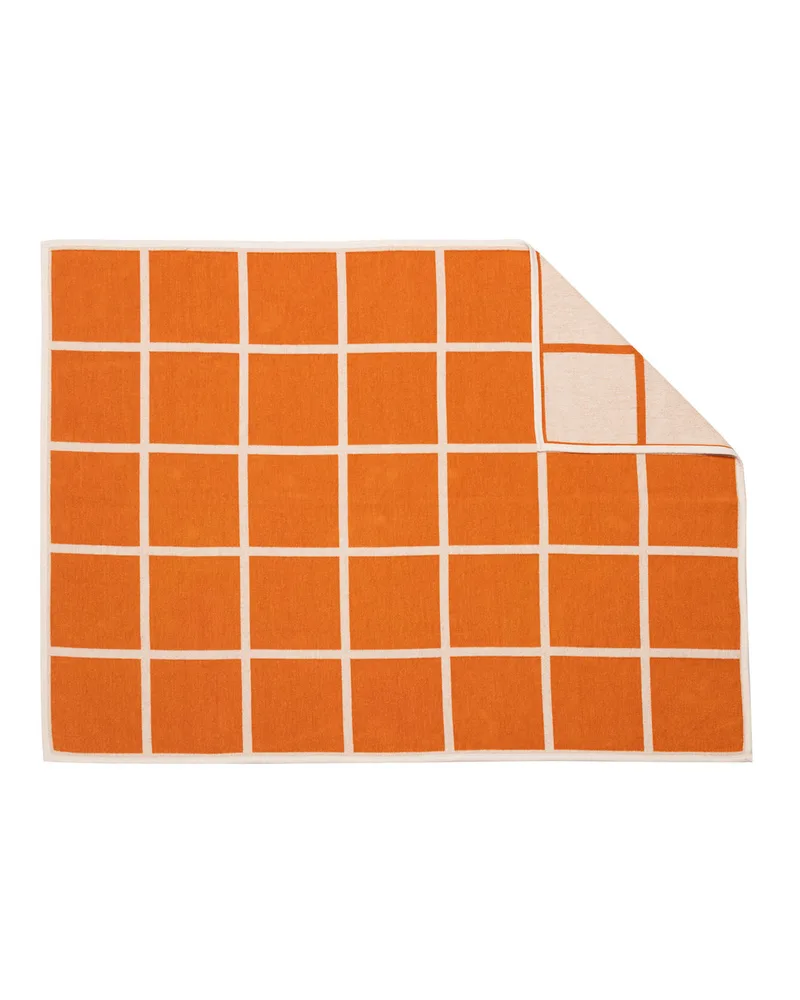 CRISS Pale Orange - Blanket by Pappelina in 140 × 200 cm – product photo