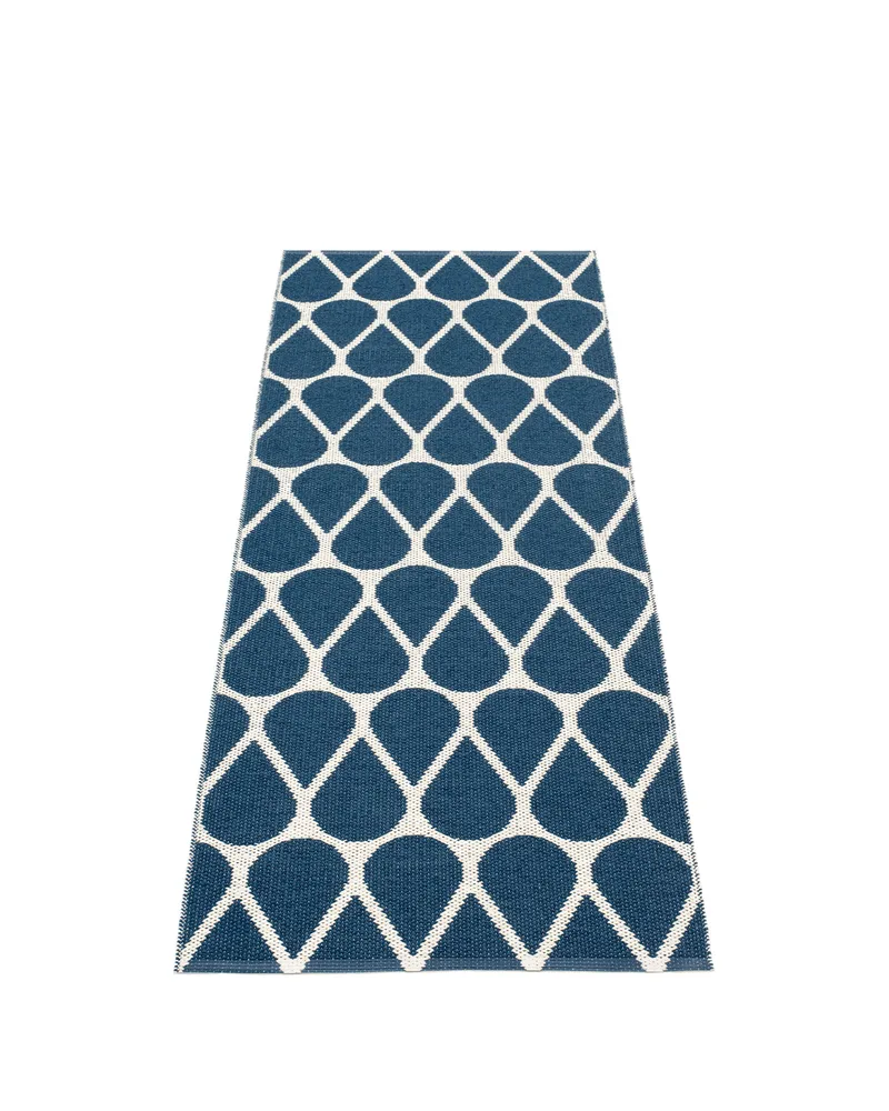 OTIS Ocean Blue - Runner Rug by Pappelina in Ocean Blue, Runner Rug, 70 × 140 cm – product photo
