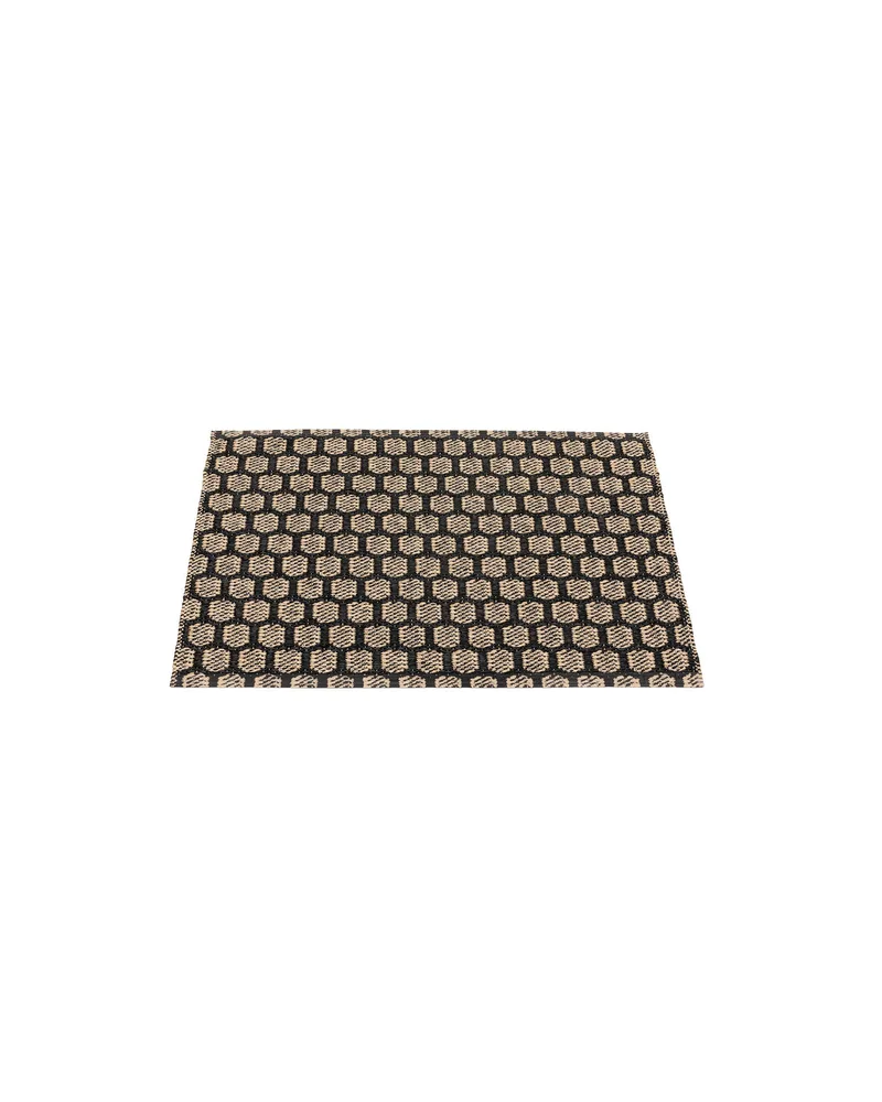 MIMI Black - Small Rug by Pappelina in Black, Small Rug, 70 × 50 cm – product photo