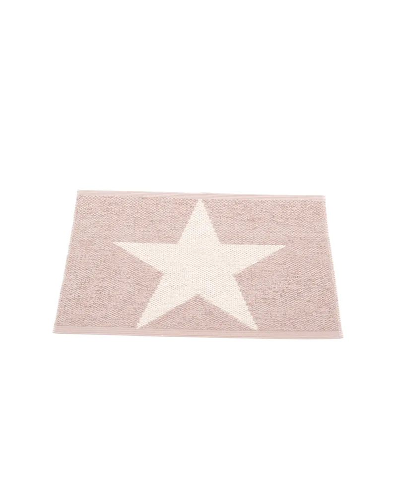 VIGGO ONE Pale Rose - Small Rug by Pappelina in Pale Rose, Small Rug, 70 × 50 cm – product photo