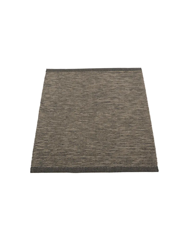 SAM Black - Small Rug by Pappelina in Black, Small Rug, 70 × 90 cm – product photo