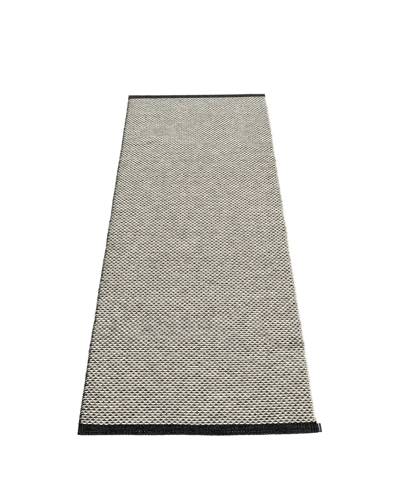 EFFI Black - Runner Rug by Pappelina in Black, Runner Rug, 60 × 125 cm – product photo