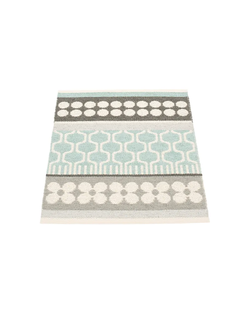 ASTA Pale Turquoise - Small Rug by Pappelina in Pale Turquoise, Small Rug, 70 × 90 cm – product photo