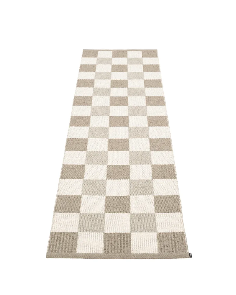 PIX Dark Linen - Runner Rug by Pappelina in Dark Linen, 70 × 160 cm – product photo