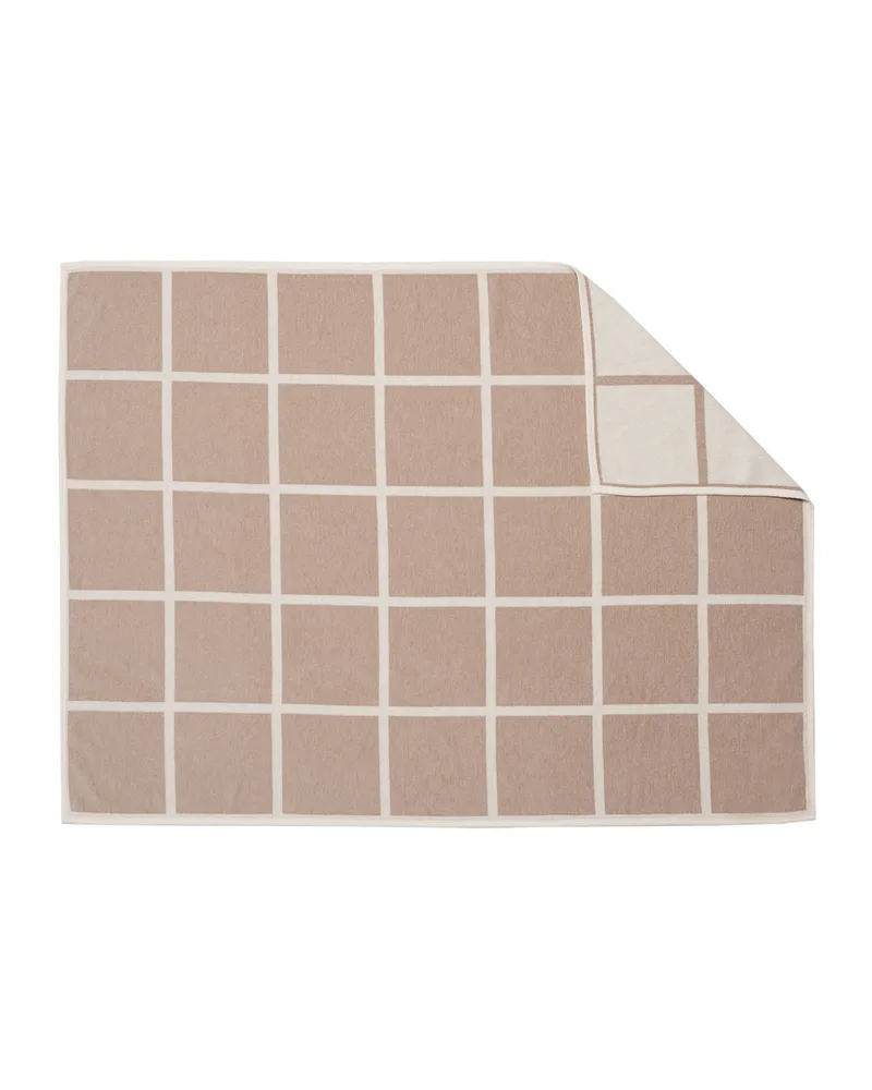 CRISS Beige - Blanket van Pappelina in 140 × 200 cm – productfoto