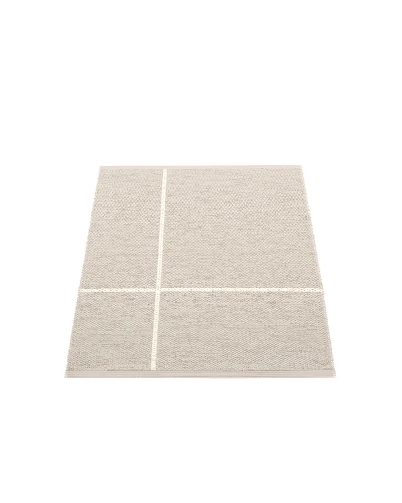 FRED Linen - Small Rug by Pappelina in Linen, Small Rug, 70 × 90 cm – product photo