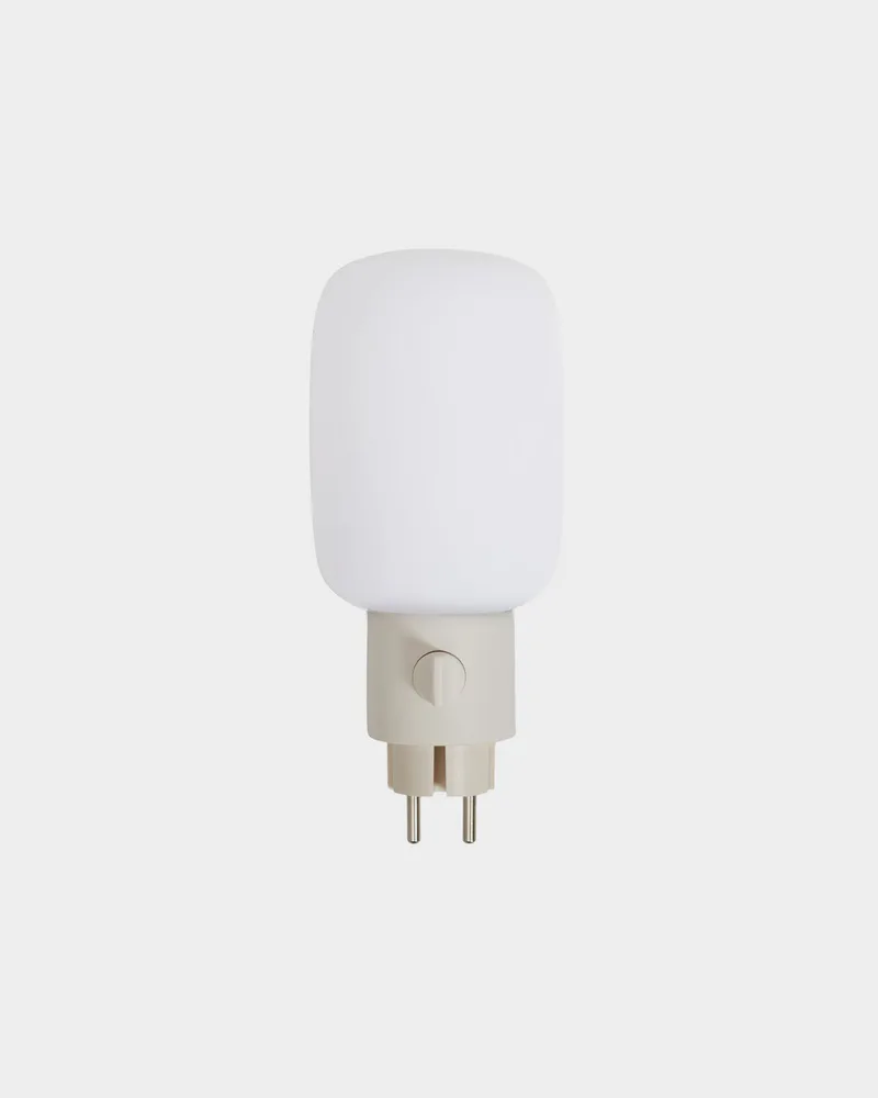 Plug-in Lamp by Pedestal in One Size, Pearl – product photo
