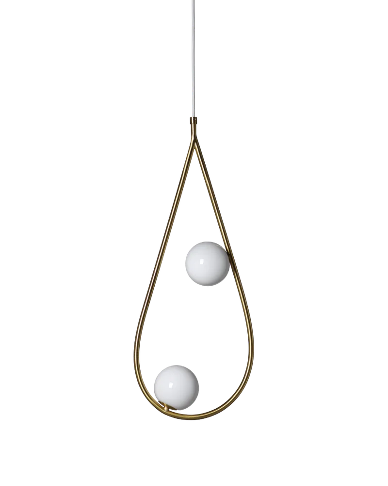 Pearls 65 van Pholc in Brass, opal – productfoto