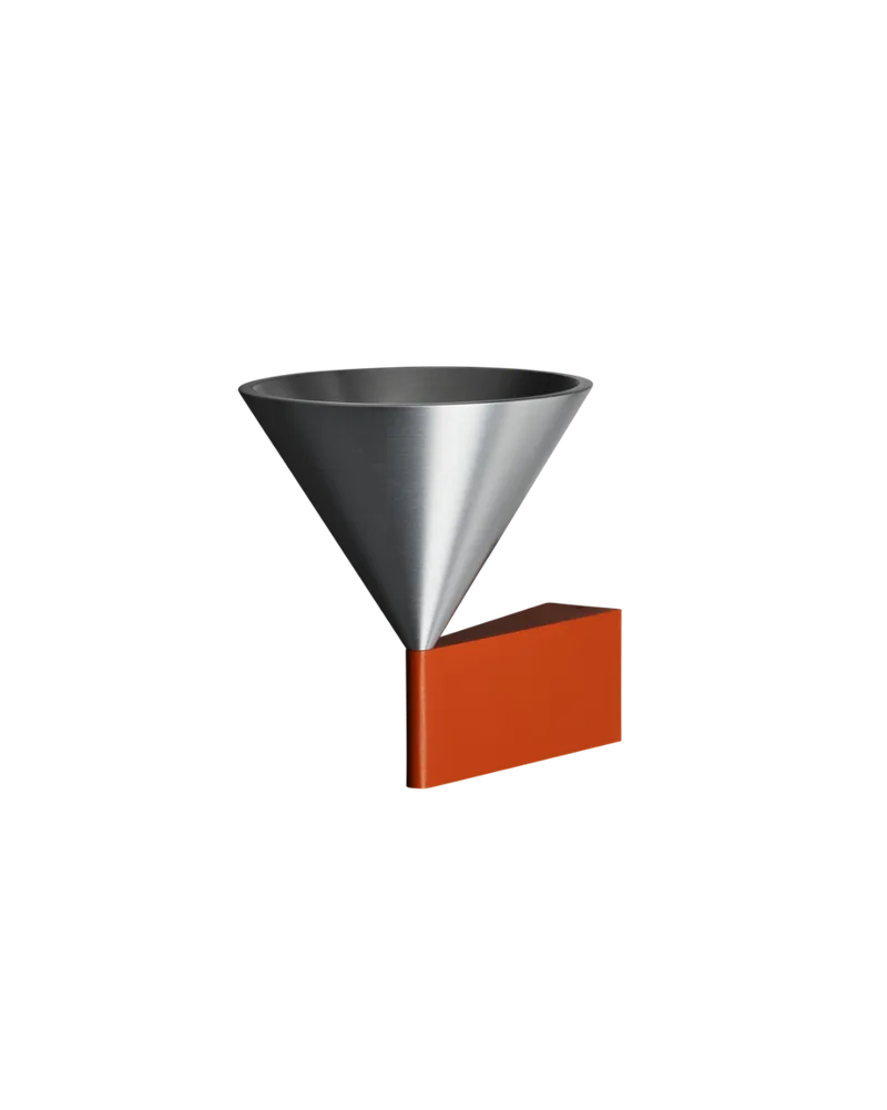 Apollo 14 by Pholc in Red orange, aluminium – product photo