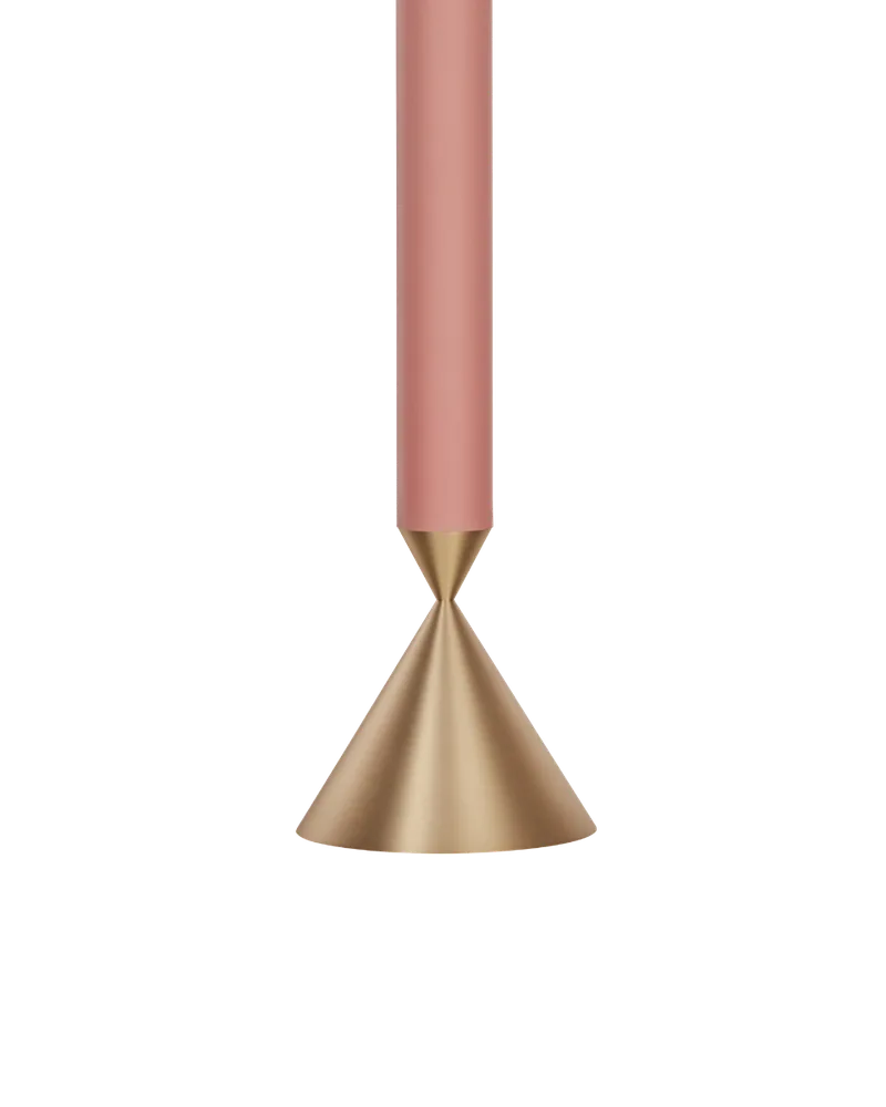 Apollo 39 (G9) by Pholc in Coral pink, brass – product photo