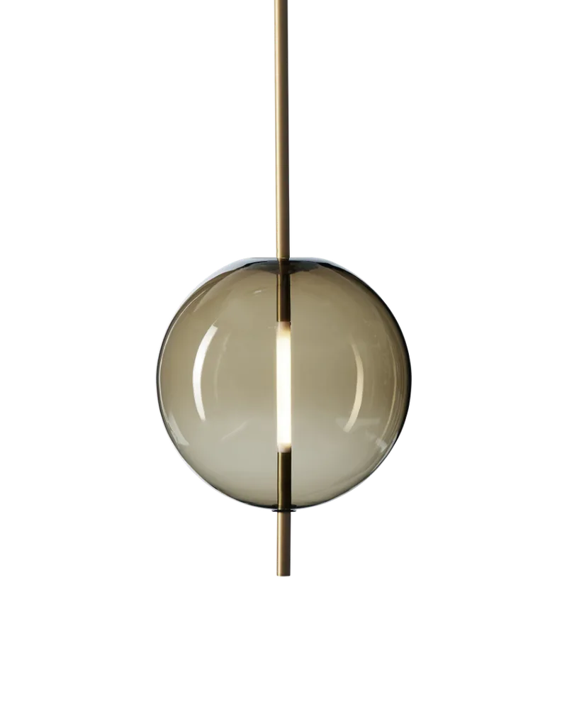 Kandinsky 30 van Pholc in Smoked brown, brass – productfoto
