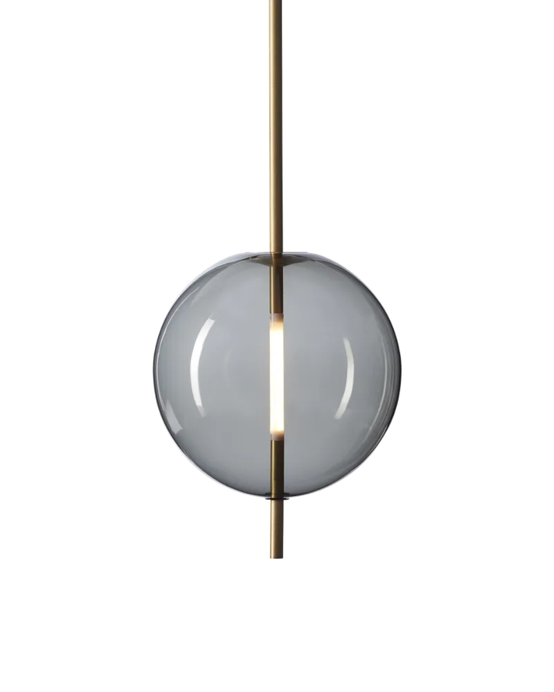 Kandinsky 30 von Pholc in Smoked grey, brass – Produktfoto