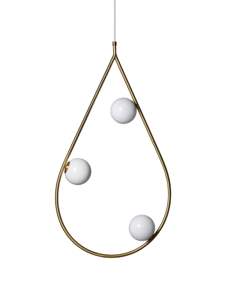Pearls 80 by Pholc in Brass, opal – product photo