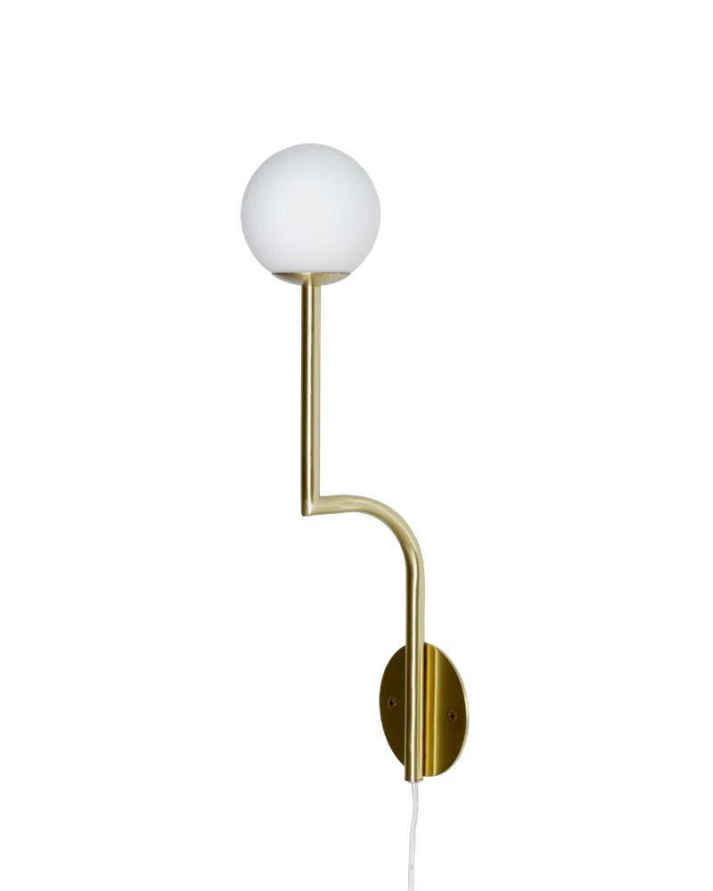 Mobil 46 (Cable) by Pholc in Brass, opal – product photo