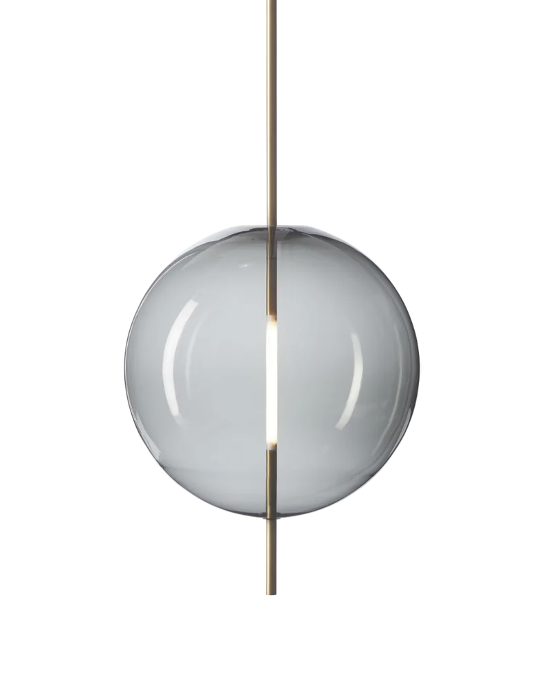 Kandinsky 45 van Pholc in Smoked grey, brass – productfoto