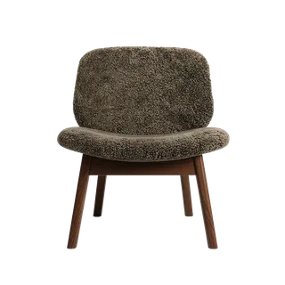 Pandora Lounge Sheepskin by Ro Collection in Smoked Oak, Sahara – product photo 2 of 2